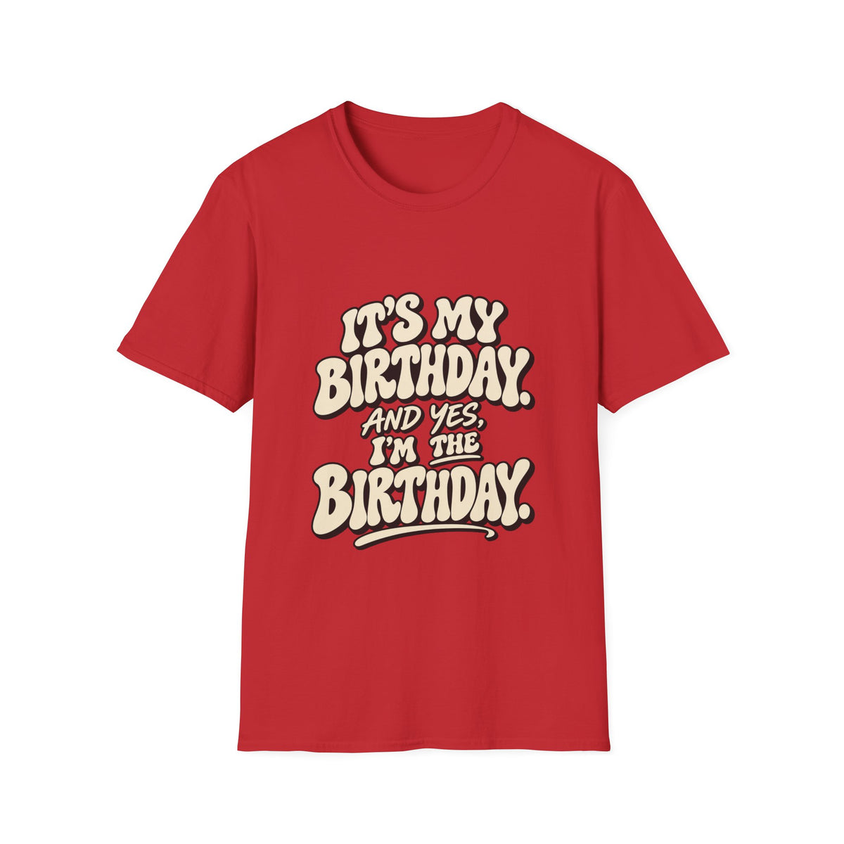 Birthday Graphic T-Shirt — “It’s My Birthday (And Yes I’m The Birthday)”