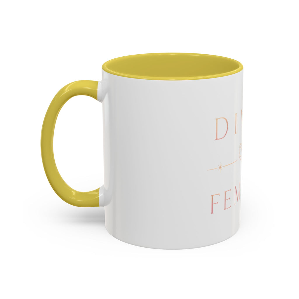 Divine Feminine Coffee Mug – 11oz & 15oz Black Ceramic