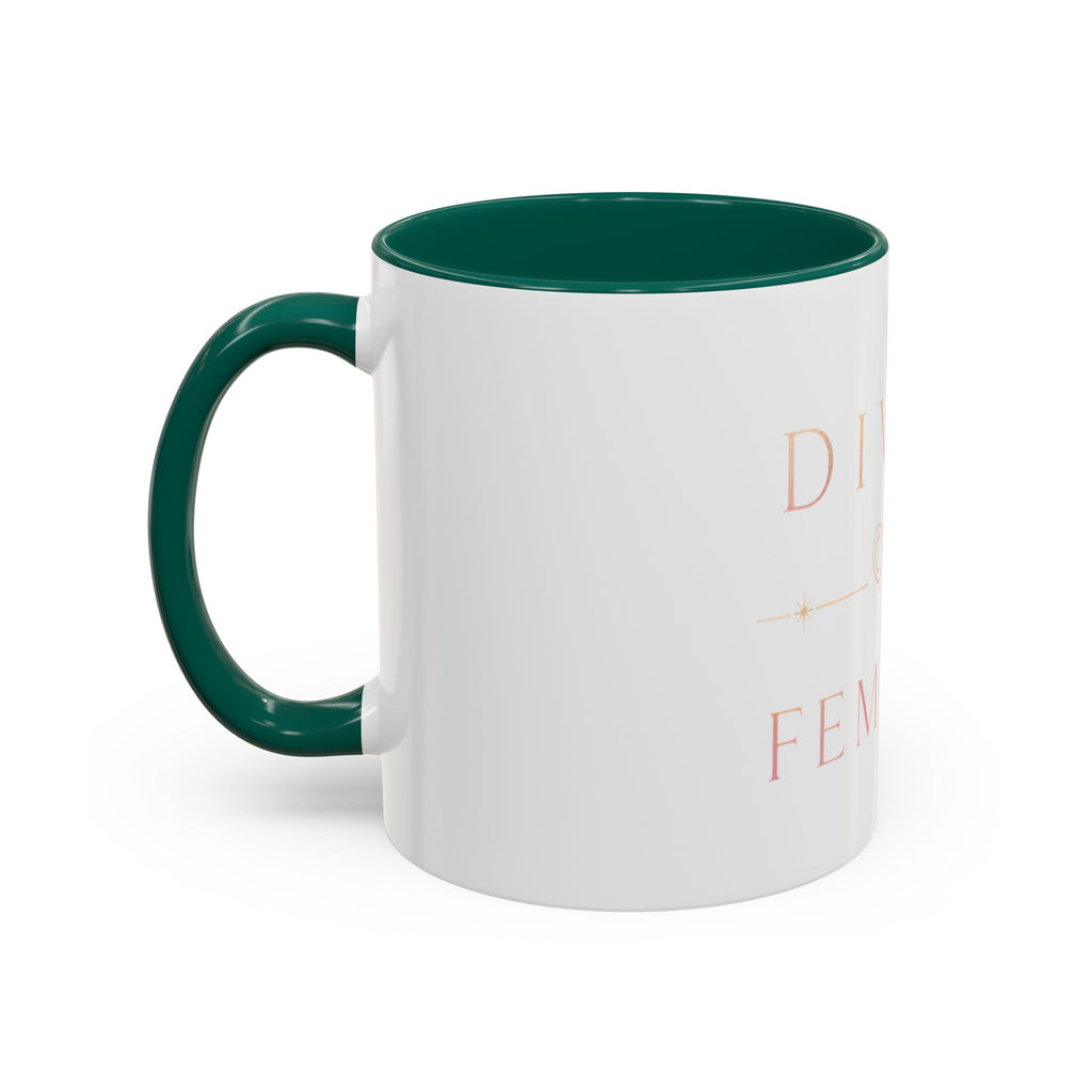 Divine Feminine Coffee Mug – 11oz & 15oz Black Ceramic