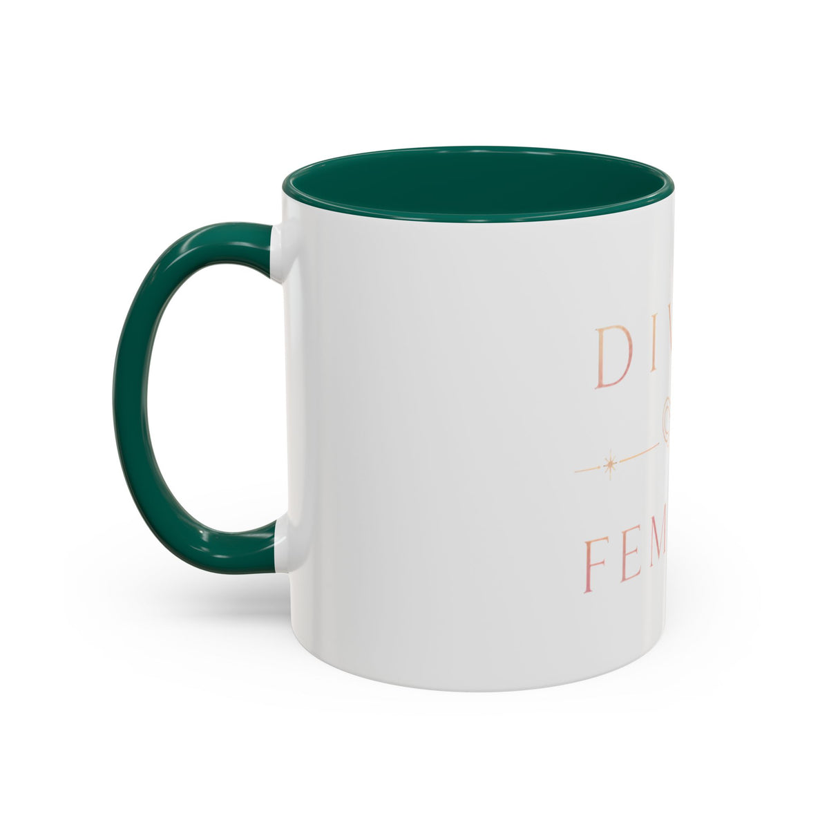Divine Feminine Coffee Mug – 11oz & 15oz Black Ceramic