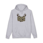 Buck Wild Camo Hoodie — Hunting Antler Graphic Sweatshirt