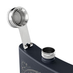 Pisces Zodiac Flask — 6oz Stainless Steel Astrological Hip Flask