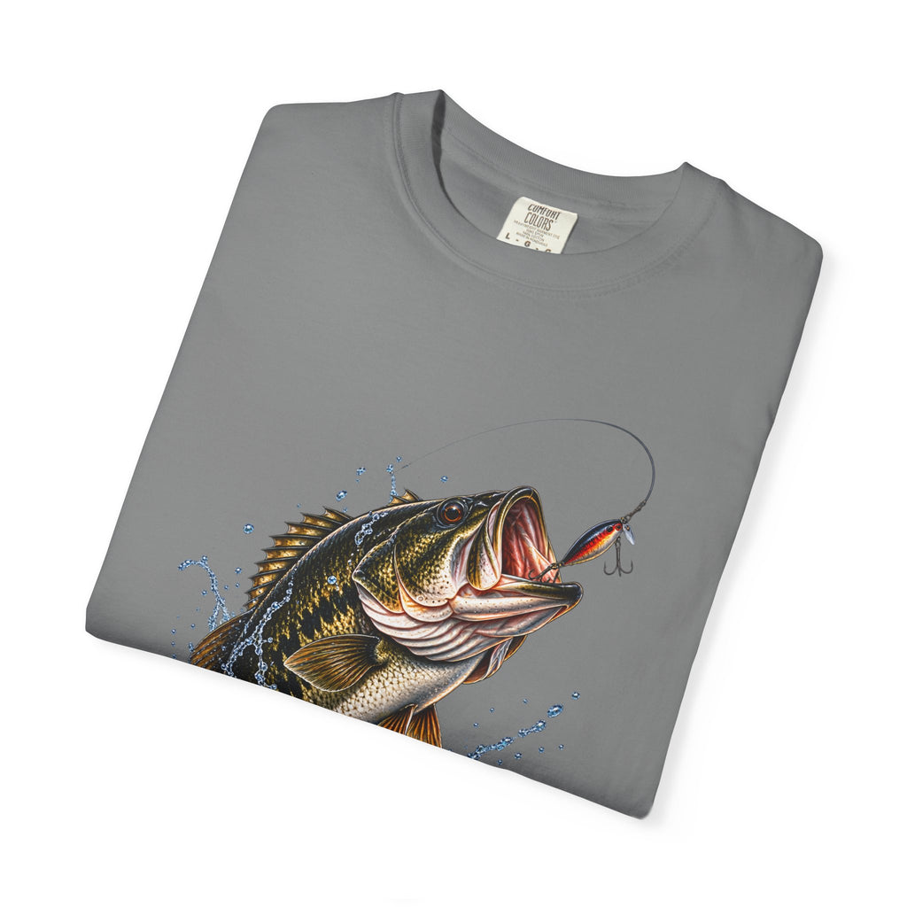 Bass Fishing T-Shirt — Jumping Largemouth Design