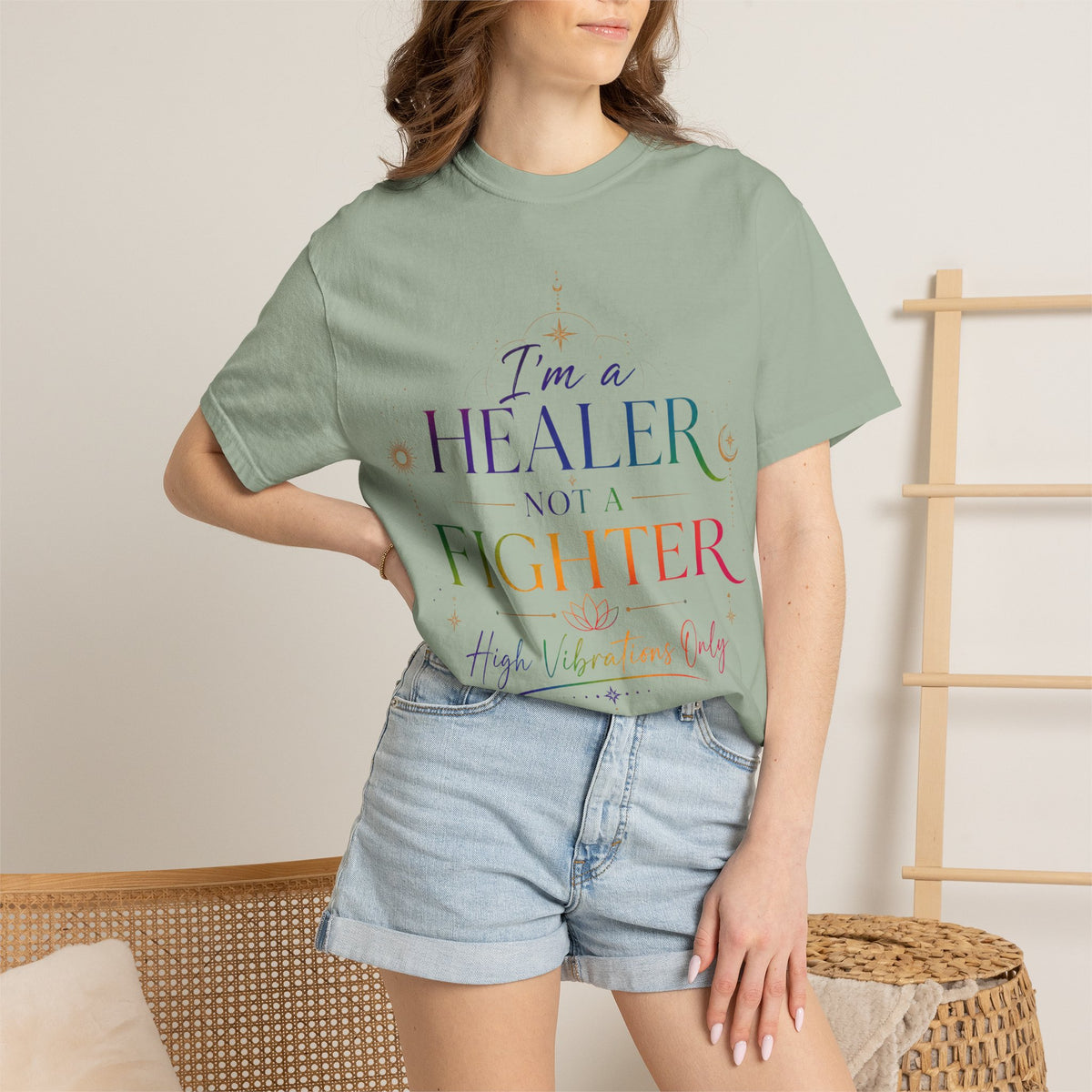 Healer Not Fighter T-Shirt — "I'm a Healer Not a Fighter" Inspirational Tee