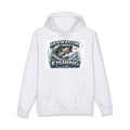 Fishing Hoodie – "Hooked On Fishing" Graphic Pullover for Anglers