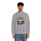 Crewneck Sweatshirt — "It's Trapping Season" Rustic Outdoor Graphic