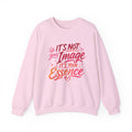 Crewneck Sweatshirt - "It’s Not Your Image, It’s Your Essence" Inspirational Graphic