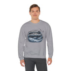 Fishing Crewneck Sweatshirt — "Wishing I Was Fishing" Graphic