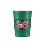 Sugar Skull Recyclable Steel Cup — Day of the Dead Party Cup