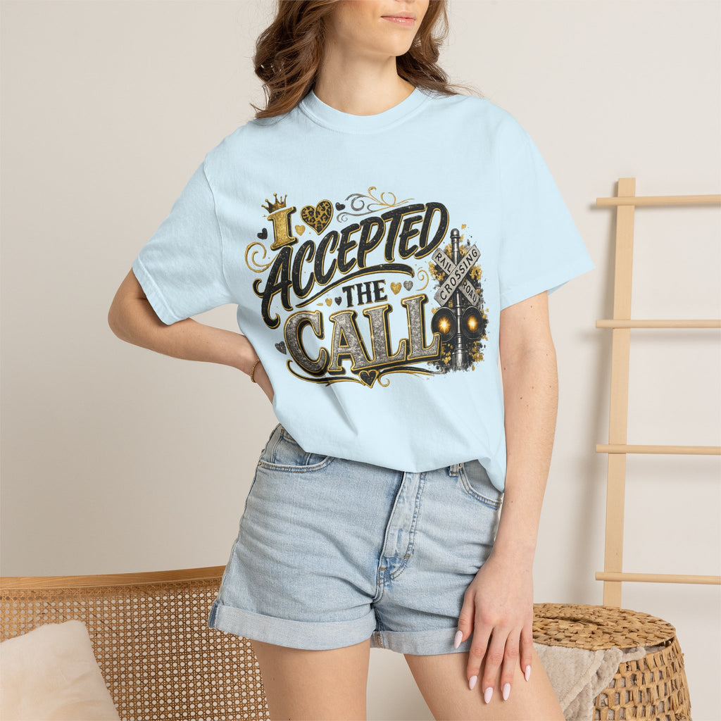 I Accepted The Call T-Shirt — Inspirational Christian Faith Graphic Tee