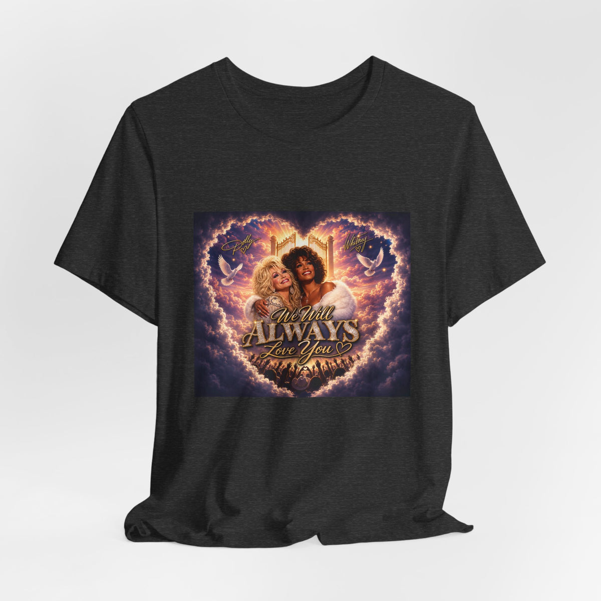 Always By Your Side Heart Portrait Tee