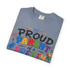 Proud Parent of a Pretty AwMazing Kid T-Shirt — Colorful Autism Pride Tee