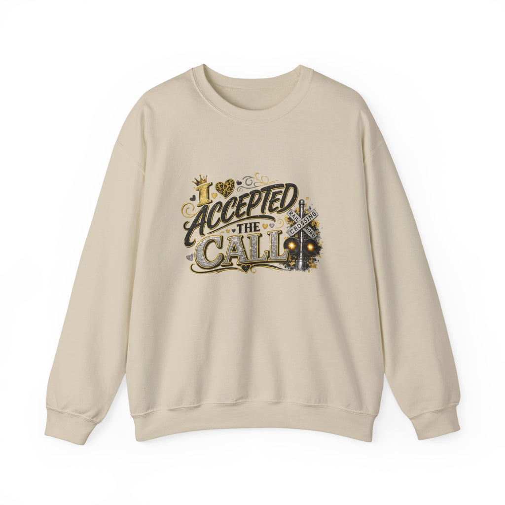 Accepted the Call Crewneck Sweatshirt — Spiritual Faith Graphic Sweatshirt