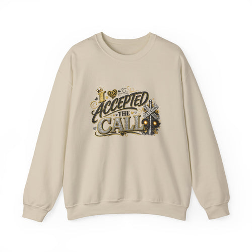 Accepted the Call Crewneck Sweatshirt — Spiritual Faith Graphic Sweatshirt