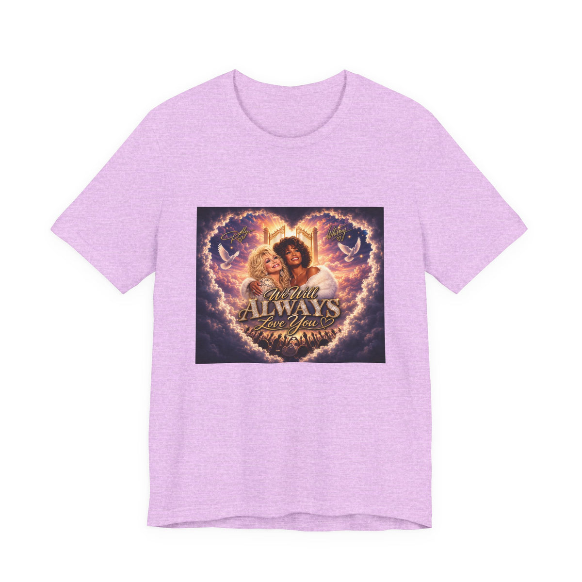 Always By Your Side Heart Portrait Tee