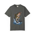 Bass Fishing T-Shirt — Jumping Largemouth Design