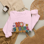 No Thanks Friend Sweatshirt — Retro Floral Graphic Crewneck