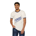Classic Vintage Logo Ringer Tee — "Saintyamans Classic"