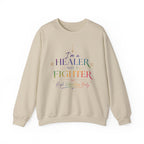 Healer Not Fighter Sweatshirt — Inspirational Spiritual Crewneck
