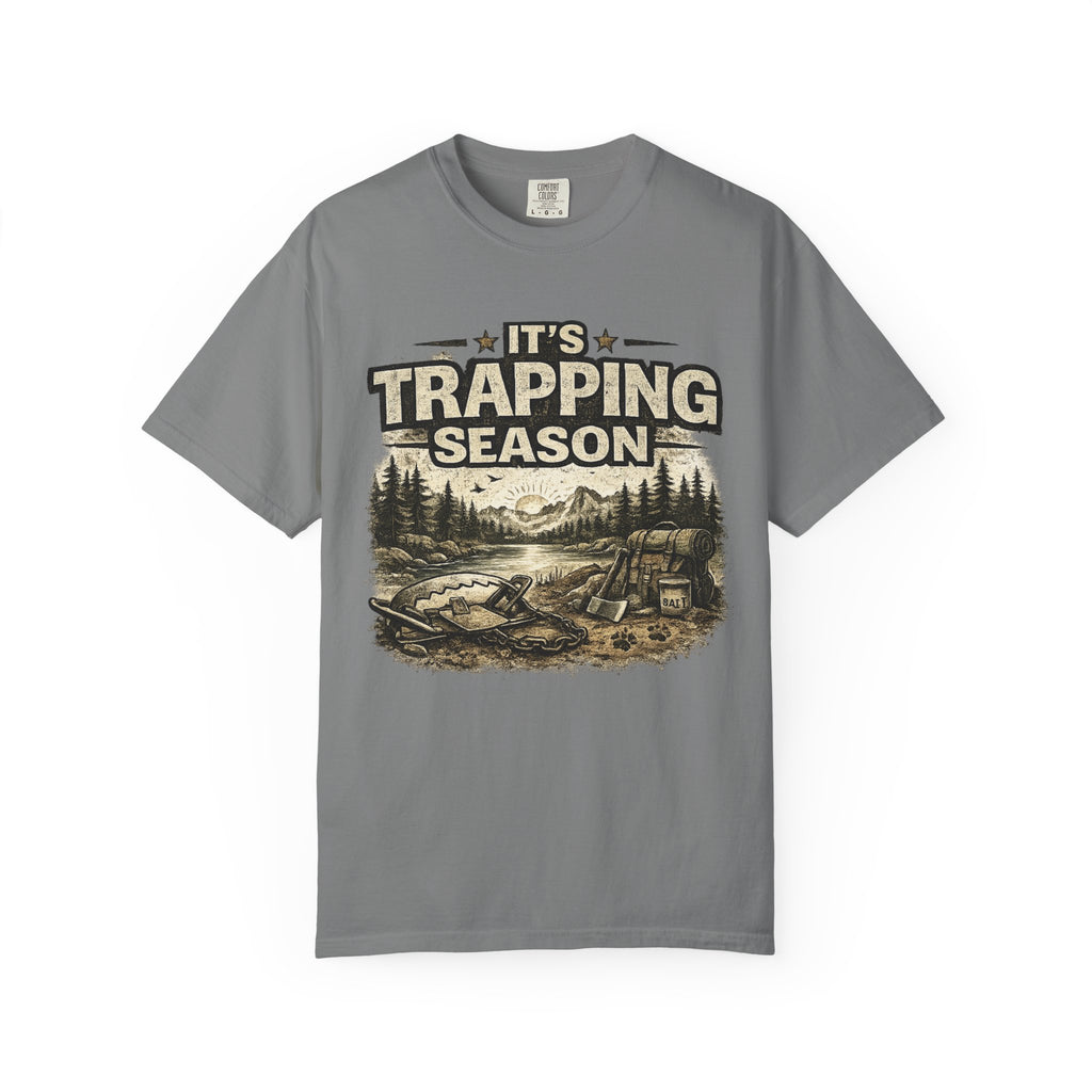 Trapping Season T-Shirt — Vintage Outdoorsman Hunting & Trapping Graphic Tee