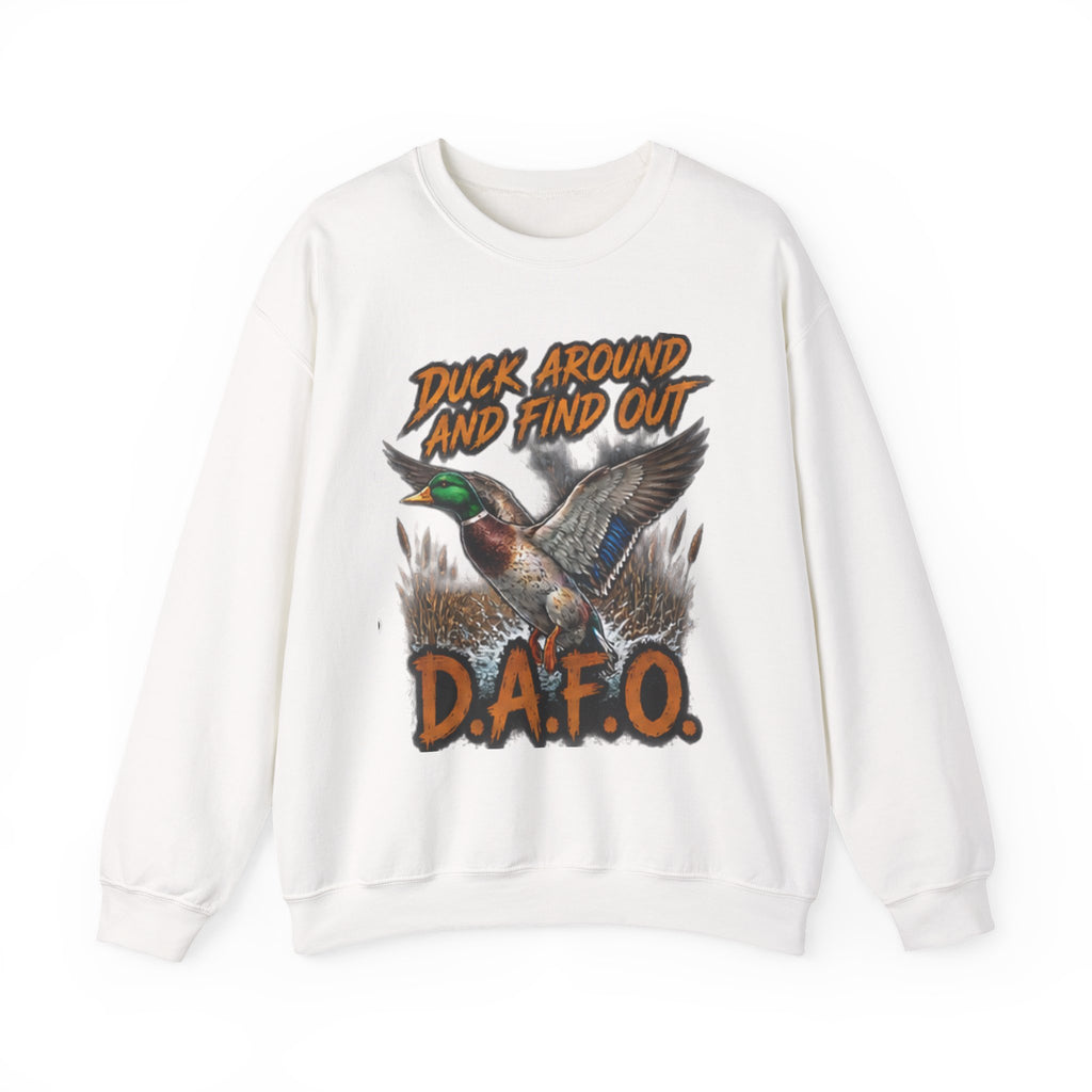 Crewneck Sweatshirt - "Duck Around And Find Out (D.A.F.O.)" Mallard Graphic