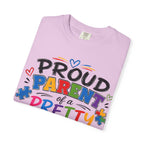 Proud Parent of a Pretty AwMazing Kid T-Shirt — Colorful Autism Pride Tee
