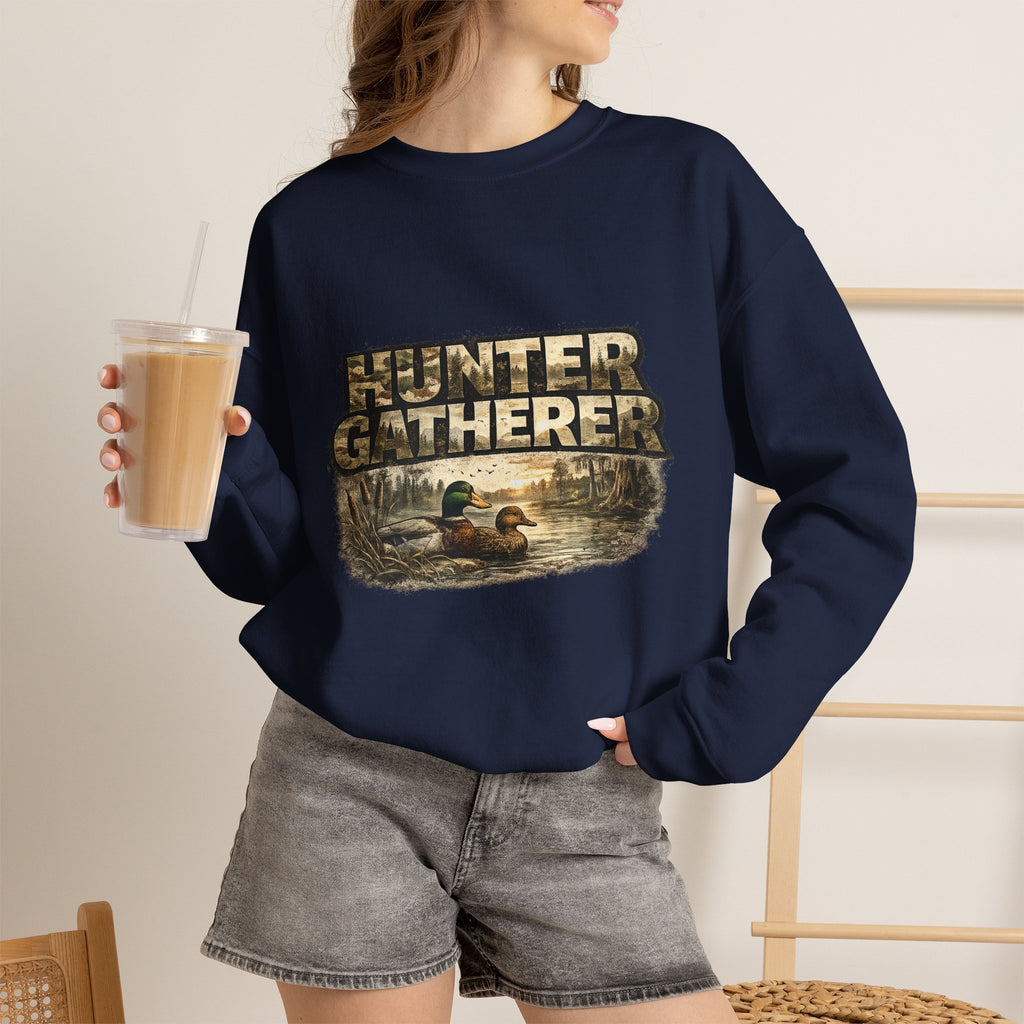 Unisex Heavy Blend "Hunter Gatherer" Crewneck Sweatshirt