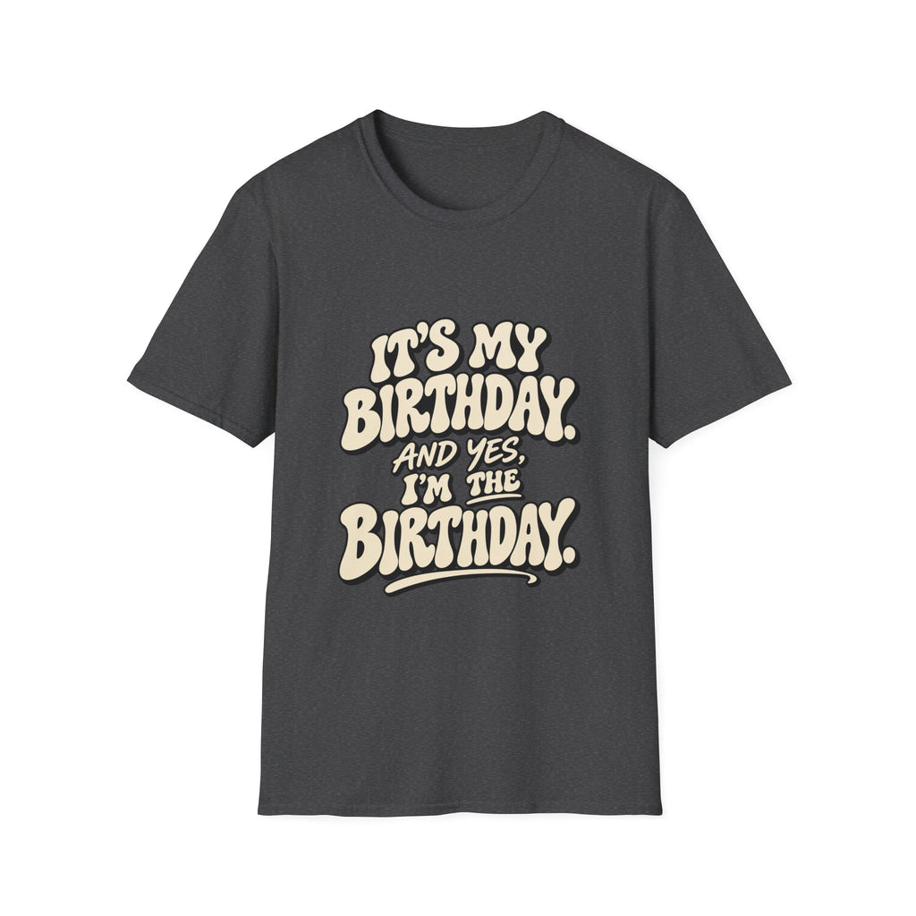 Birthday Graphic T-Shirt — “It’s My Birthday (And Yes I’m The Birthday)”