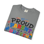 Proud Parent of a Pretty AwMazing Kid T-Shirt — Colorful Autism Pride Tee