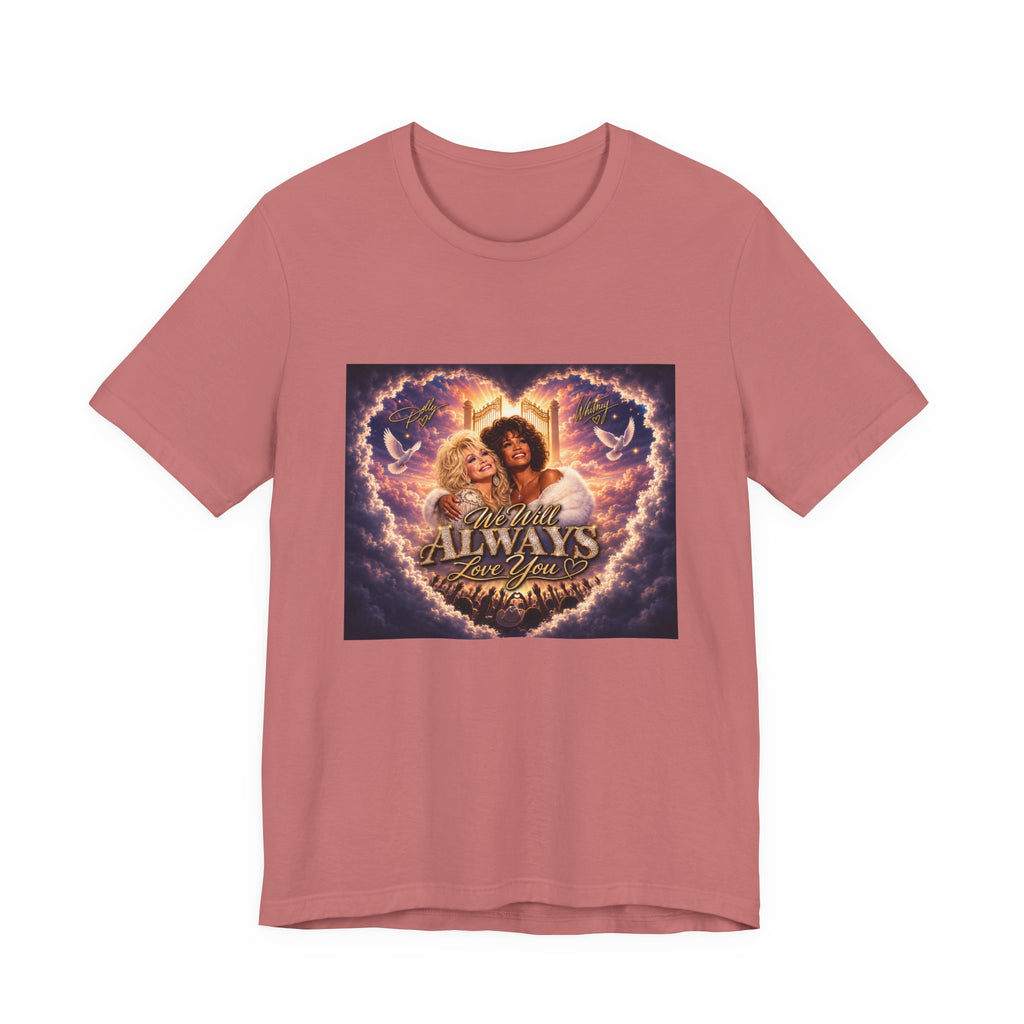Always By Your Side Heart Portrait Tee