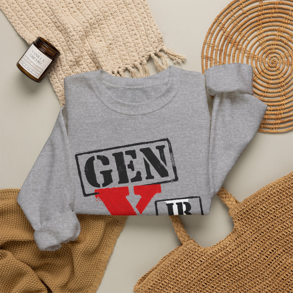 Gen X Jr./Sr. Crewneck Sweatshirt – Retro Generation X Design