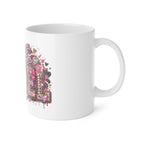 MOM Role Model Mug — Pink Glam Leopard Mothers Day Coffee Cup, 'Role Model' Design