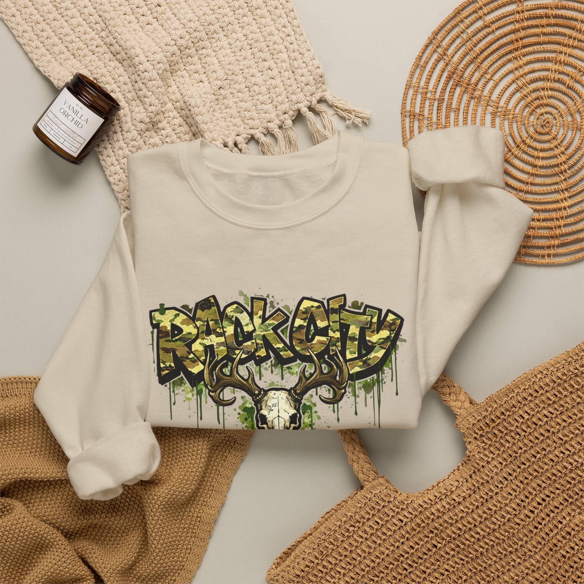 Rock City Skull Crewneck Sweatshirt