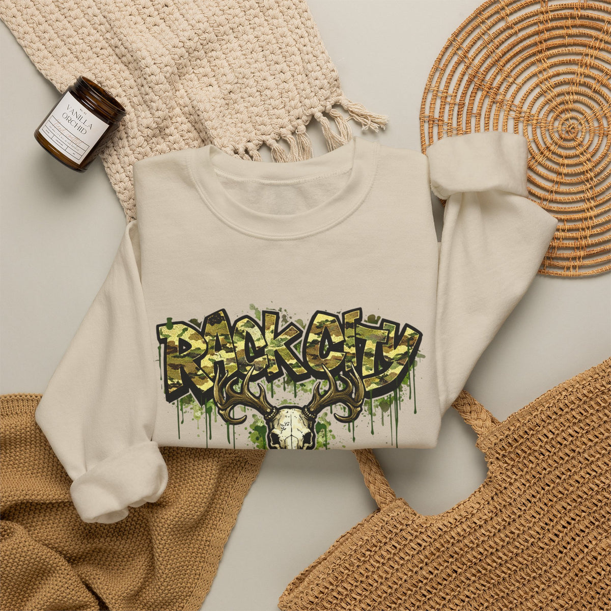 Rock City Skull Crewneck Sweatshirt