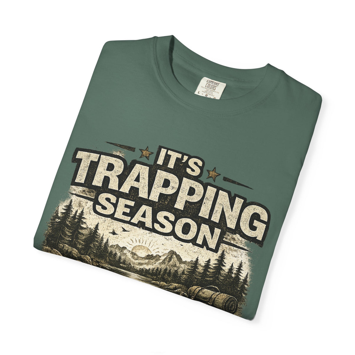Trapping Season T-Shirt — Vintage Outdoorsman Hunting & Trapping Graphic Tee