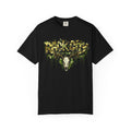 Buck City Graphic T‑Shirt — Deer Skull Camo Streetwear