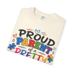 Proud Parent of a Pretty AwMazing Kid T-Shirt — Colorful Autism Pride Tee