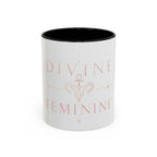 Divine Feminine Coffee Mug – 11oz & 15oz Black Ceramic