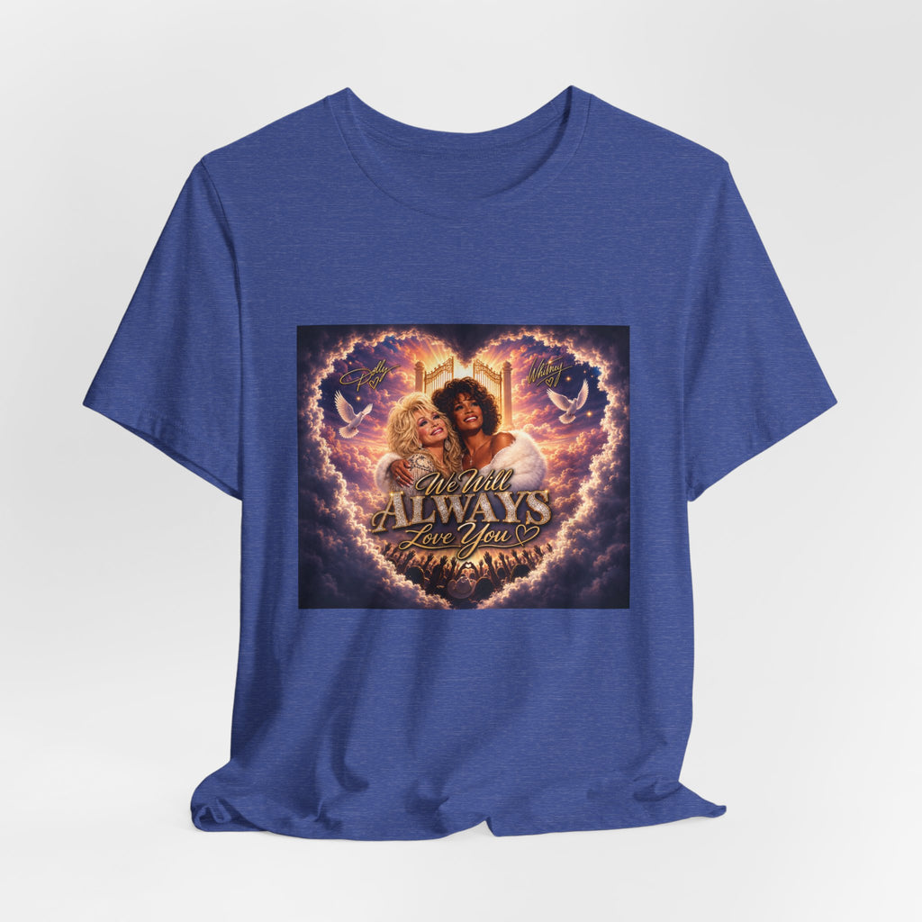 Always By Your Side Heart Portrait Tee