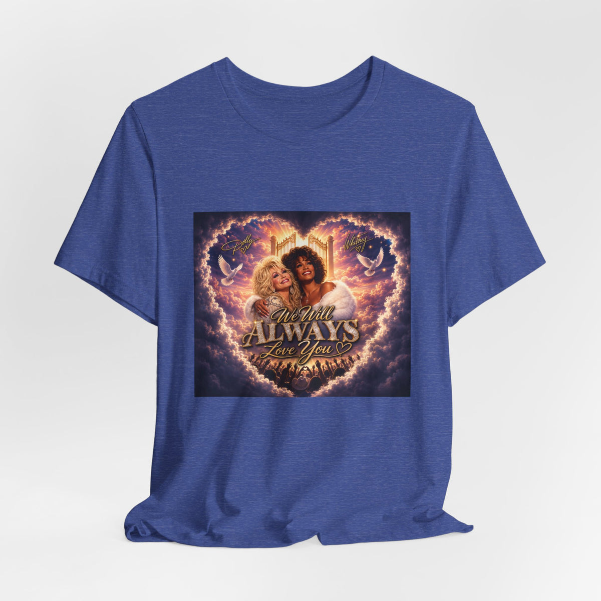Always By Your Side Heart Portrait Tee