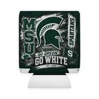 Michigan State Spartans "Go Green, Go White" Can Cooler Sleeve