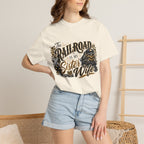 Railroad Is My Sister Wife T-Shirt — Train Life Graphic Tee for Railroad Families