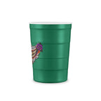 Sugar Skull Recyclable Steel Cup — Day of the Dead Party Cup