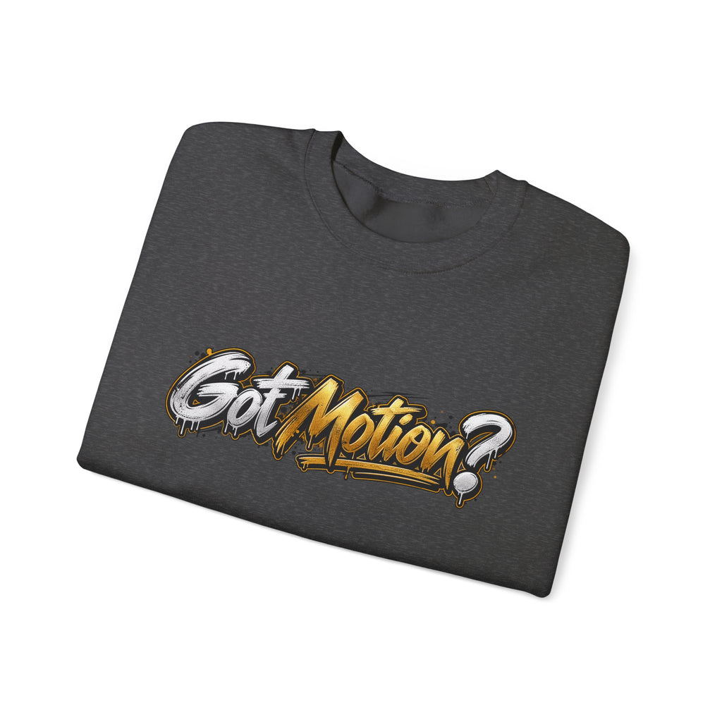 Got Motion? Crewneck Sweatshirt — Retro Graffiti Athletic Streetwear