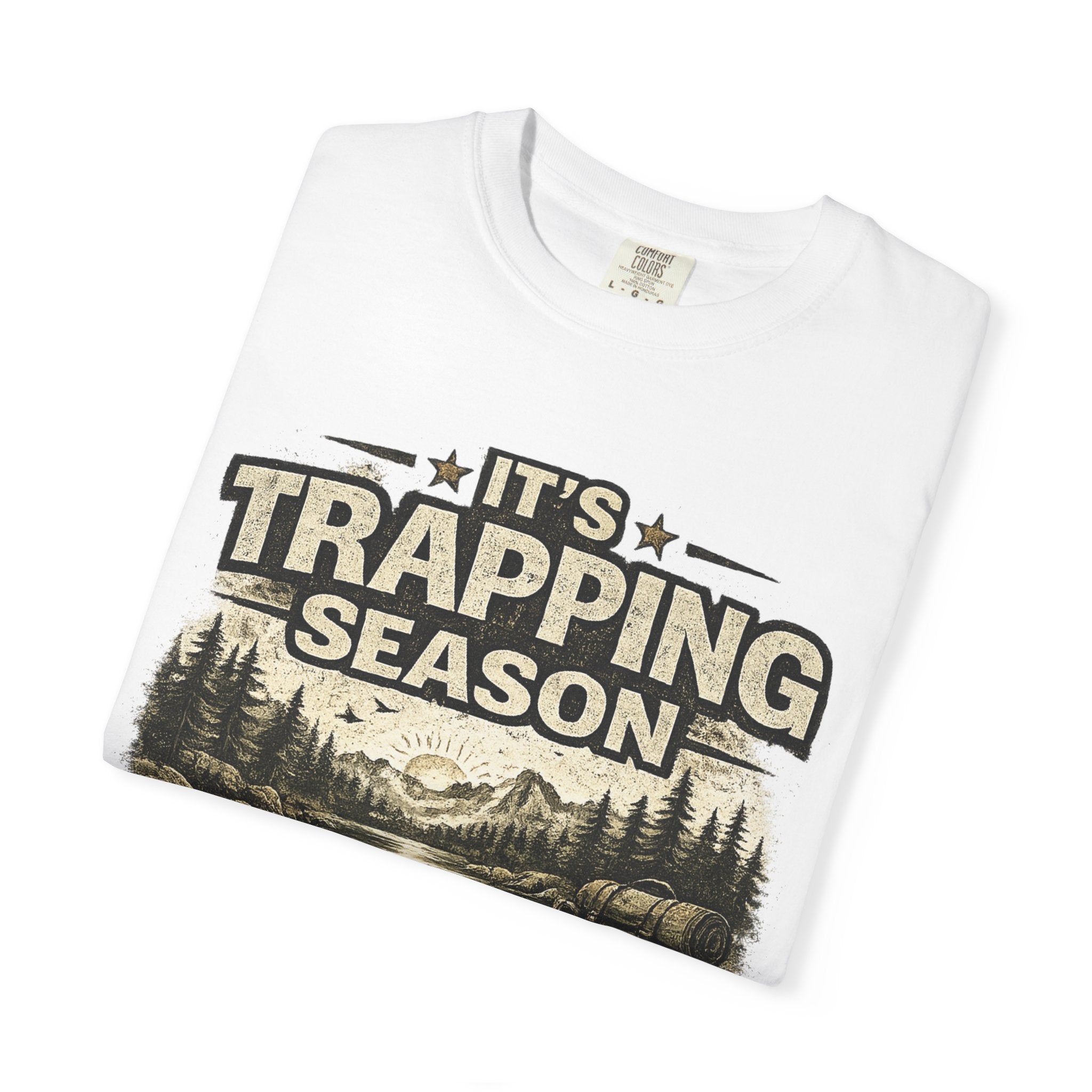 Trapping Season T-Shirt — Vintage Outdoorsman Hunting & Trapping Graphic Tee