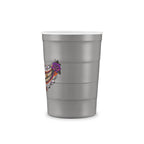 Sugar Skull Recyclable Steel Cup — Day of the Dead Party Cup