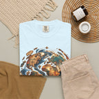 Earth Waves T-Shirt — Artistic Planet Graphic Tee
