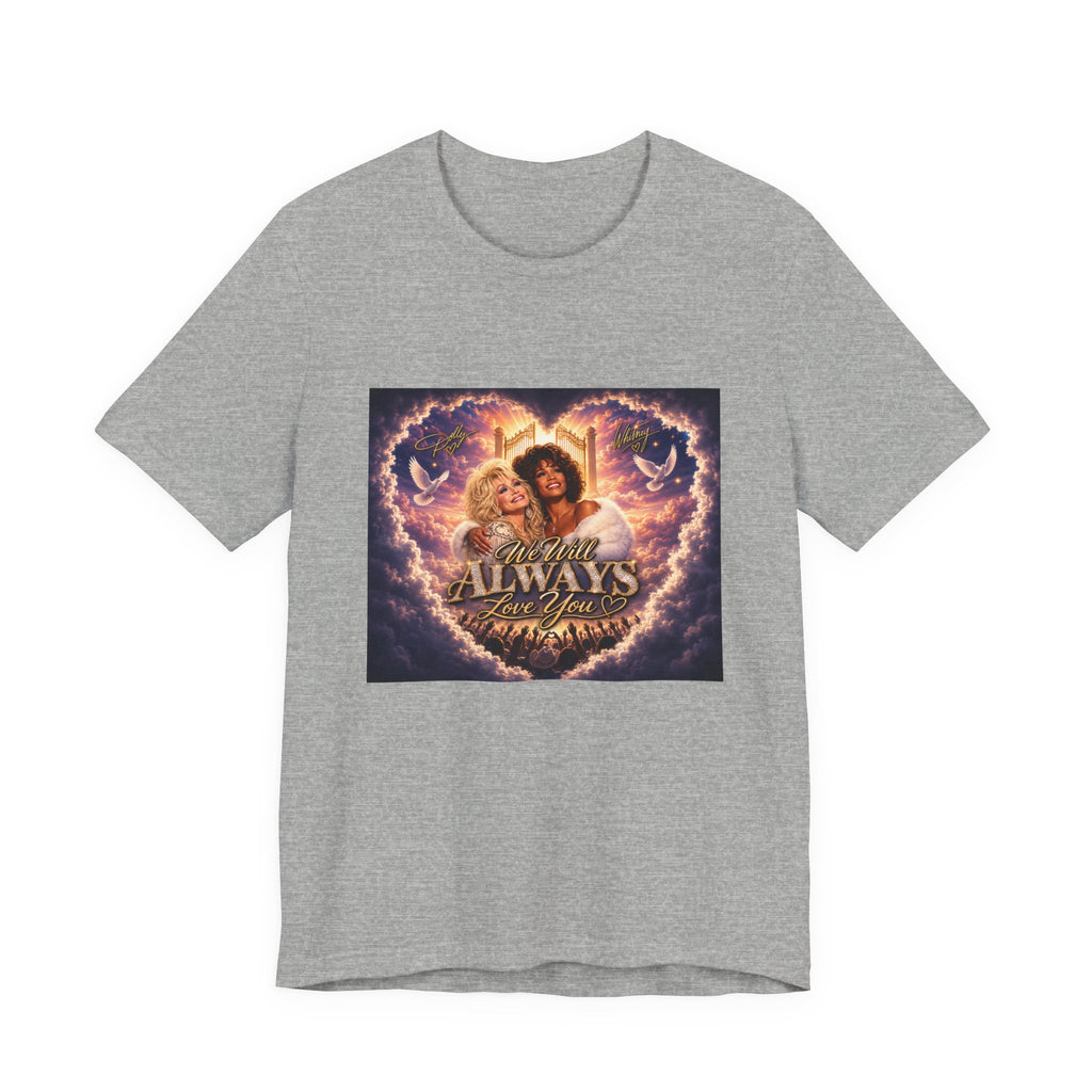 Always By Your Side Heart Portrait Tee