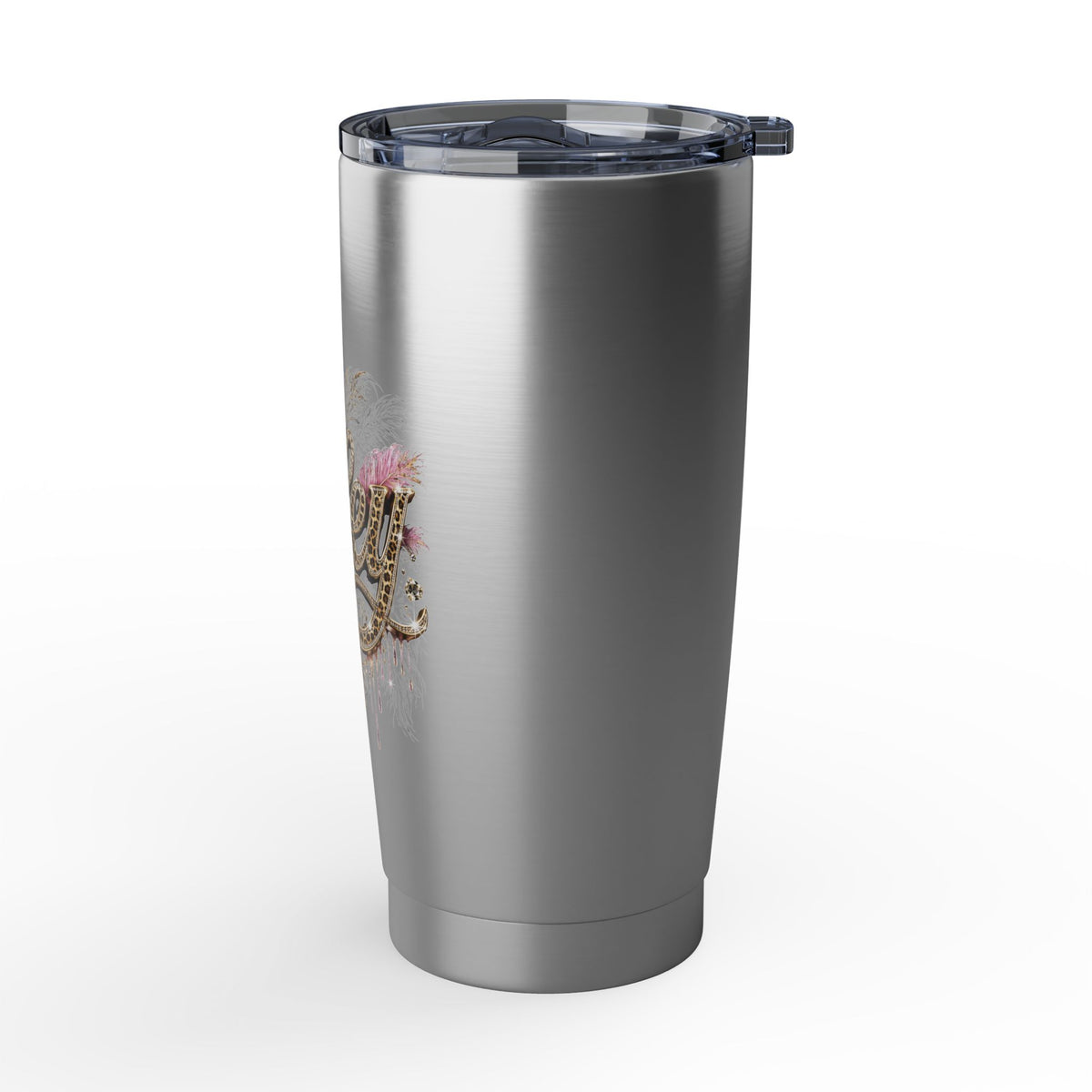 Wifey 20oz Stainless Tumbler – Leopard Script Bridal Travel Cup