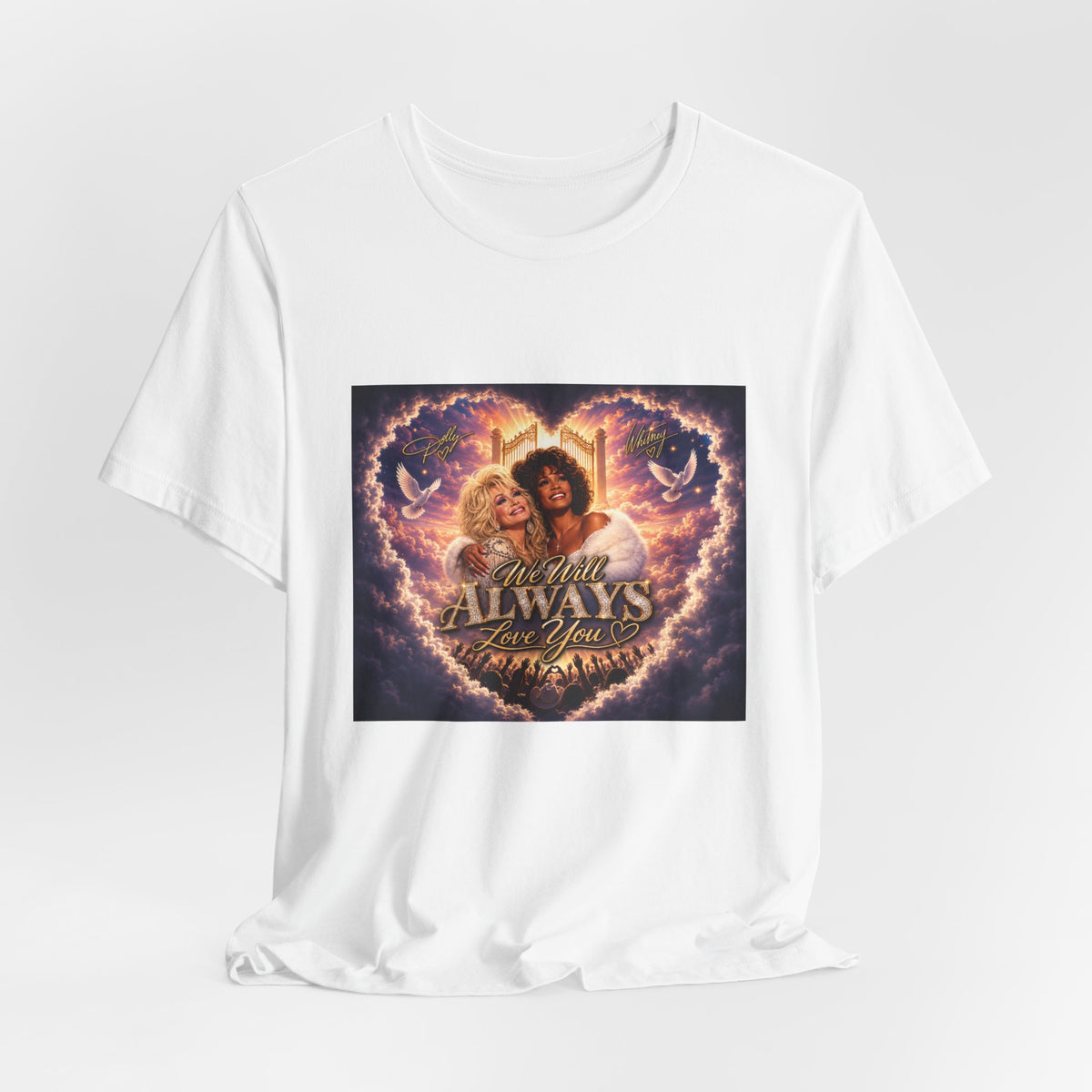 Always By Your Side Heart Portrait Tee